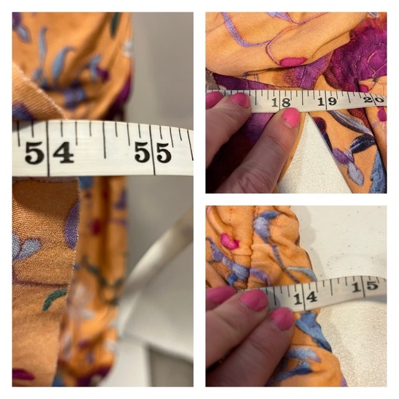 ISABEL MARANT Jadessi Dress Peach Floral FR 40 US 8 Cut Out Midi Halter Boho NWT - Picture 14 of 14